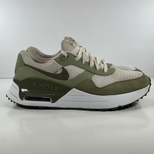 Nike Air Max Systm FD0782-100 Army Green White Running Sneakers Men's Size 12